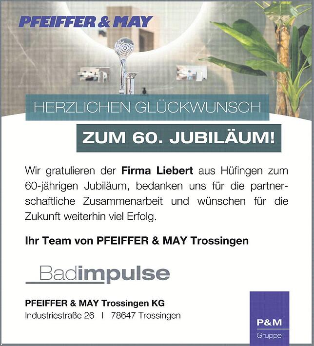 Bild 2: 60 Jahre Liebert GmbH in Hüfingen: Liebert feiert 60 Jahre Tradition mit Einweihung des Neubaus und Tag der offenen Tür