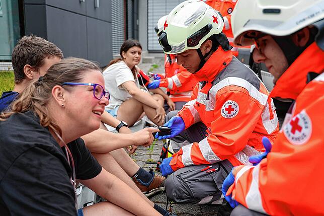 Bild 16: Bilder der Schauübung von Radolfzeller Hilfsorganisationen