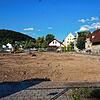 Blick vom „Haus am Vitibuck“ aus Richtung Bahnhof Tiengen: Auf dem Areal entsteht das Hospiz für den Landkreis Waldshut, die ...