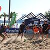 Packende Fußballszenen auf Sand waren beim Beachsoccer Cup immer wieder zu sehen.