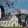Die großen Granitsteine für den Bau der Pfarrkirche in Hierbach wurden mühsam mit Ochsenkarren zum hoch gelegenen Bauplatz transportiert.