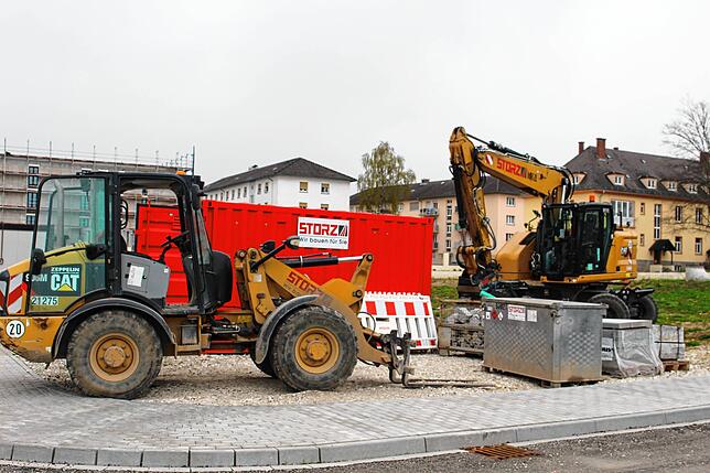 Hier soll es bald mit den Bauarbeiten für die neue Sporthalle auf dem Gelände der Kaserne losgehen.