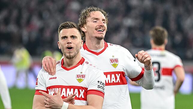 VfB-Profi Demirovic (re.) ist nach dem Weggang von Woltemade noch mehr als Torjäger gefragt.