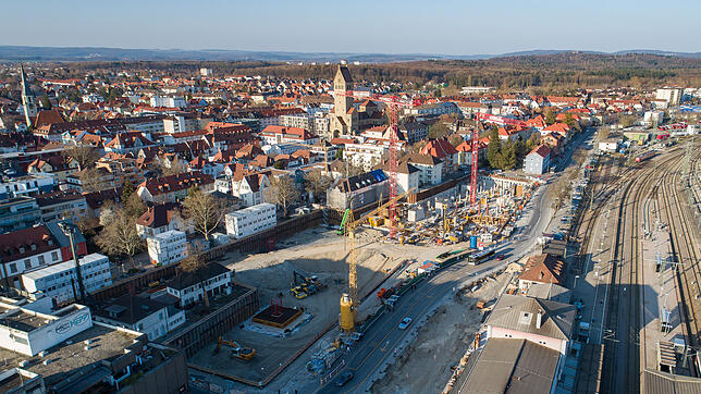 Zur Eröffnung des Cano im Herbst 2020 soll die Innenstadt in neuem Glanz erstrahlen. Die Bauarbeiten lassen erste Fortschritte im ...