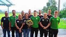 Der Vorstand (v.l.): Tim Frey (Vize), Philipp Stark (Beisitzer), Tanja Schneider (Kasse), Alexander Ziegler (Beisitzer), Carola Wagner ...