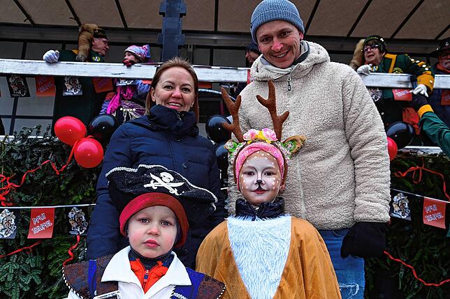 Bild 22: So bunt ist der Kinderumzug beim Dauchinger Narrentreffen