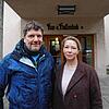 Ein eingespieltes Team: Elmar Matt, Konrektor der Grundschule Petershausen, und Sparta-Schwimmtrainerin Juliane Oswald gestalten den ...