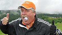 Klaus Baumgart bei einem Benefiz-Golfevent im Jahr 2012 - auch für den guten Zweck ist der Sänger zu haben.