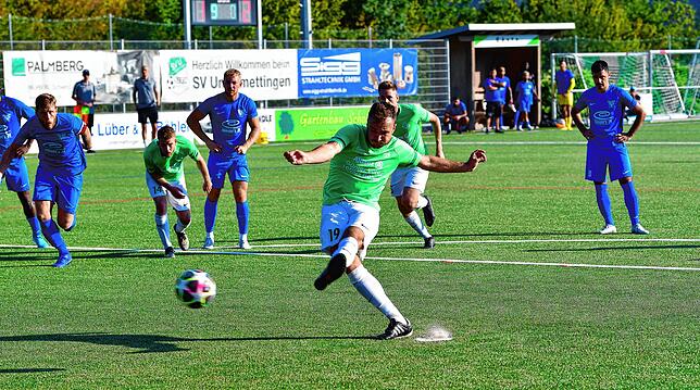 Pechvogel: Moritz Erne – hier ein Archivbild – vergab im Derby gegen den FC Schlüchttal einen Strafstoß und kurz vor Schluss ...