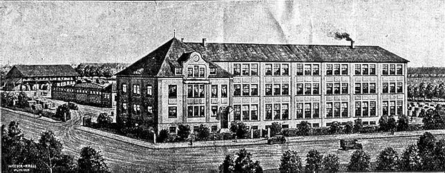 Die Uhrenfabrik in der Fischenzstraße 1, in der Elser einige Jahre lang als Schreinergeselle Holzgehäuse für Uhren baute.