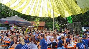 Am Sonntag und Montag, 28. und 29. Juli, findet die Herdwanger Dorfhockete statt. Sie läutet die Ferienzeit ein. Bild: Sandra Häusler