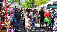 So sah es am Gottmadinger Frühjahrsmarkt im Jahr 2024 aus: Wenn der Frühling kommt, beginnt die Freiluftsaison.