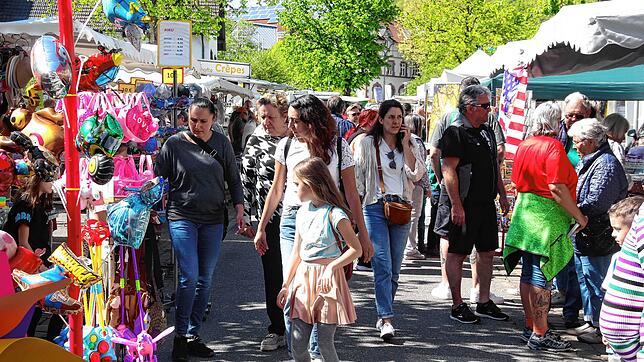 So sah es am Gottmadinger Frühjahrsmarkt im Jahr 2024 aus: Wenn der Frühling kommt, beginnt die Freiluftsaison.