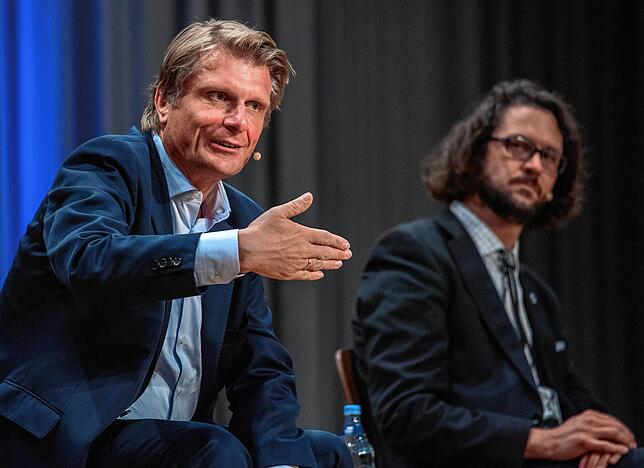 Thomas Bareiß, CDU, duellierte sich in der SÜDKURIER-Wahlarena mit dem Grünen-Kandidaten Johannes Kretschmann.