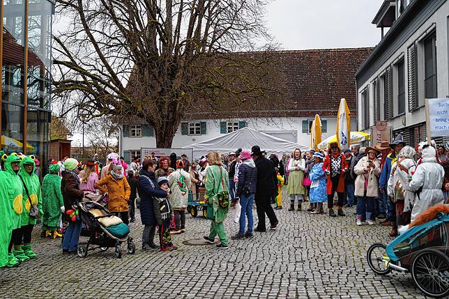 Bild 25: So bunt war der Rathaussturm in Frickingen
