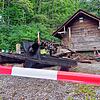 Bei dem Brand am Wochenende wurde die Grillstelle an der Hütte Schweppenen zerstört. Der Bereich an der Gehrenberg-Wanderhütte ist ...
