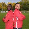 Hier waren sie noch Rivalen, in Zukunft gehen Marcel Simsek (rechts, 37 Treffer) und Babucarr Kugabi (12 Tore) gemeinsam für den TSV ...