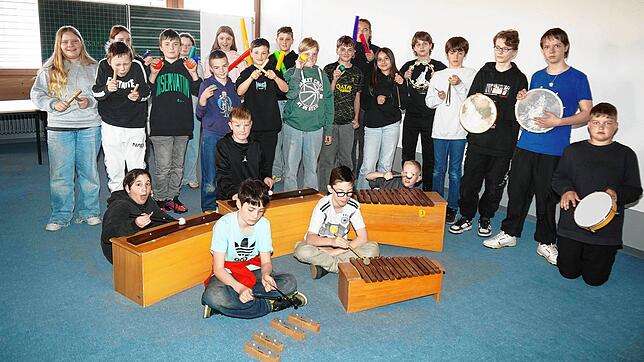 Mit Begeisterung nutzen die Schüler aller Klassen der Dom-Clemente-Schule in Schonach ihre Orff-Instrumente im Musikunterricht.