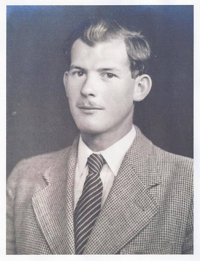 Bart Heyning, holländischer Zwangsarbeiter, der von Juni 1943 bis zum Ende des Krieges 1945 im fürstlichen Sägewerk in Hüfingen ...