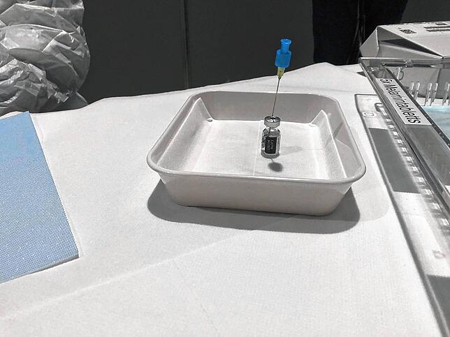 Bild 5: Erste Eindrücke aus dem Zentralen Impfzentrum in Freiburg