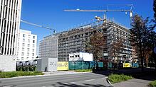 Der letzte Baustein des Großprojekts Constantia Blue auf dem Areal zwischen Reichenau- und Line-Eid-Straße soll im September 2023 fertig ...