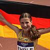 Julia Ehrle holt bei der Leichtathletik-EM Silber über 3000 Meter.