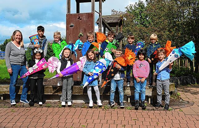 Grundschule Frickingen, Klasse 1b, Klassenlehrerin Isabell Kitzmann