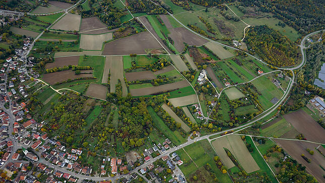 Blick auf das Hafnergebiet aus der Luft.