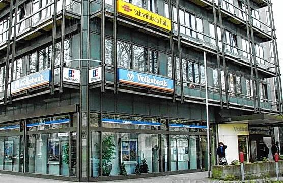 Gebäude der Volksbank in Konstanz: Hier gibt es vier Prozent auf Anteilsscheine.