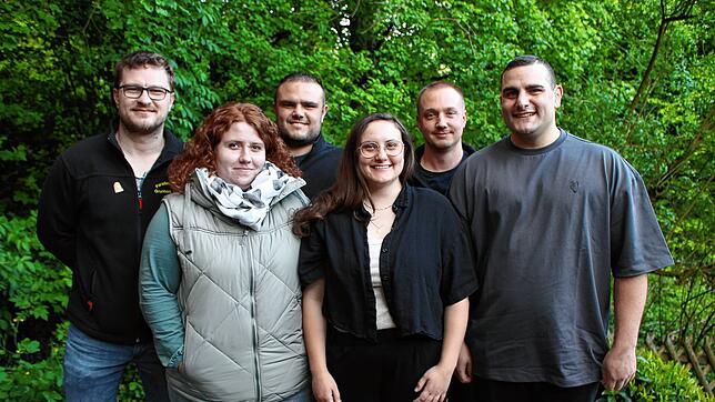Der zweite Vorsitzende Dennis Beczkowiak, Beisitzerin Theresa Gisy, Kassierer Francesco Gargano, Schriftführerin Siria Gargano, ...