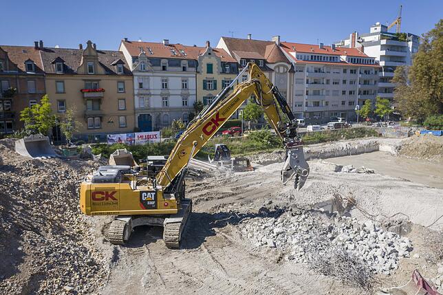 Bild 2: Wie steht es eigentlich um die Baustelle Laubenhof? Wir zeigen Ihnen die Arbeiten mit exklusivem Videomaterial aus der Luft