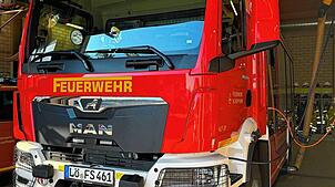 Das neue HLF 20 steht seit Juni 2024 in der Garage. Bild: Monika Weber