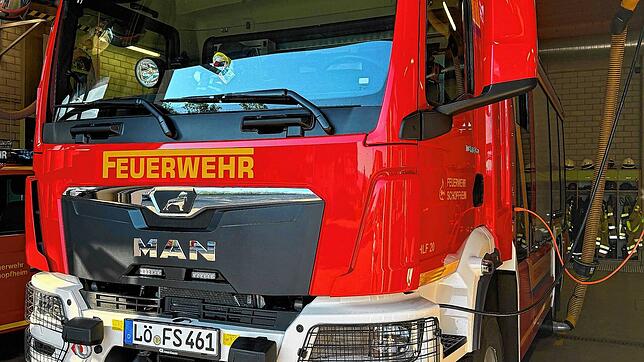 Das neue HLF 20 steht seit Juni 2024 in der Garage. Bild: Monika Weber