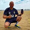 Grüße aus Venedig: Mario Ketterer, Trainer der SG Schwarzwald-Union Schönwald-Schonach, ist mit seiner Familie im Urlaub und verpasst ...