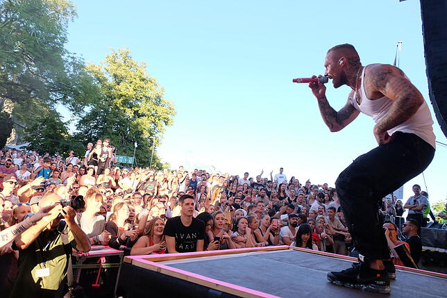 Bild 21: Bilder vom Konzert: Kontra K auf dem Hohentwielfestival