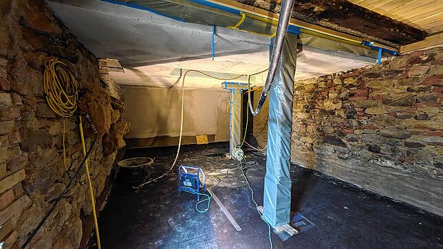 Der Keller im Juni 2024.