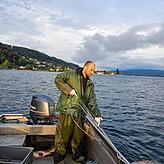 Urs Riebel ist seit 2007 im elterlichen Betrieb tätig. Die Familie Riebel hat auf der Reichenau eine Fischhandlung mit Bistro.