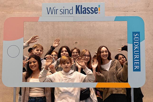 Bild 24: Alle Selfierahmen-Bilder der SÜDKURIER „Klasse!“-Veranstaltung in Singen