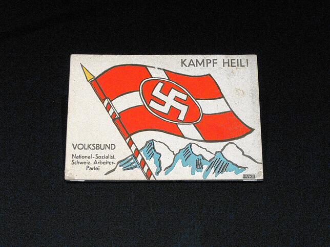 Der prodeutsche „Volksbund“ war eine rechtsextreme schweizerische Partei, die 1938 verboten wurde.