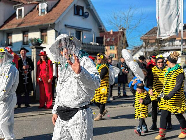 Bild 27: Fasnacht 2025: Alle Bilder vom Gemeinschaftsumzug in Mühlhofen