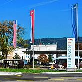 Das Novartis-Werk in Stein im Herbst 2018.