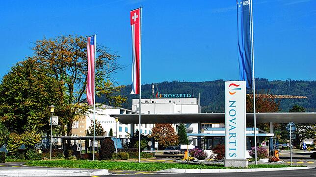 Das Novartis-Werk in Stein im Herbst 2018.