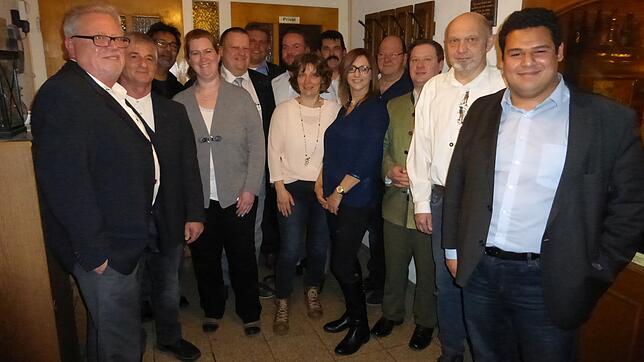 Die FDP Blumberg schickt 14 Kandidatinnen und Kandidaten ins Rennen um Sitze im Blumberger Gemeinderat von links Werner Waimer, Detlev ...