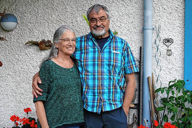 Beatrice und Jürg Lienhart setzen sich in Bernau für geflüchtete Menschen ein.