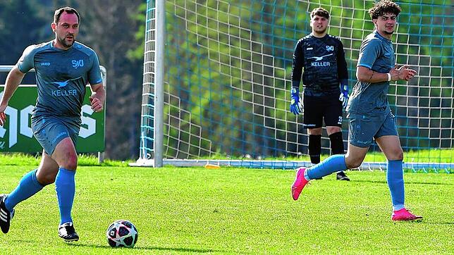 Abschiedstour: Pascale Moog – hier ein Archivbild – spielte sein letztes Derby gegen den FC Erzingen und traf vor der Pause mit einem ...