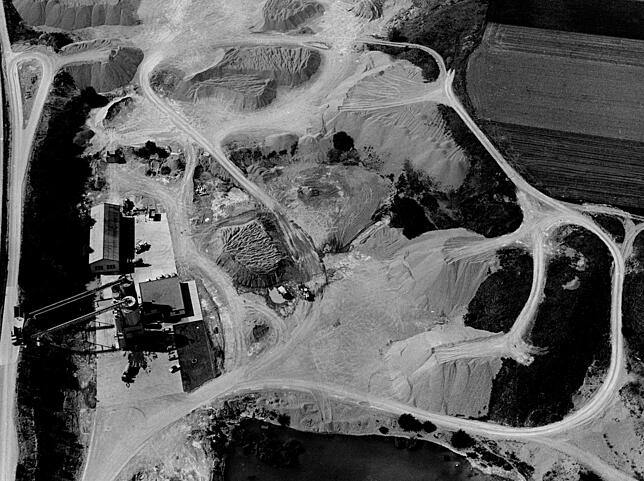 Seepark? Von wegen. In den 70ern wurde auf dem Gelände noch Kies abgebaut.