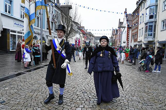 Bild 6: Bilder-Story: So ist die Katzenmusik am Fasnet-Montag in die Stadt einmarschiert