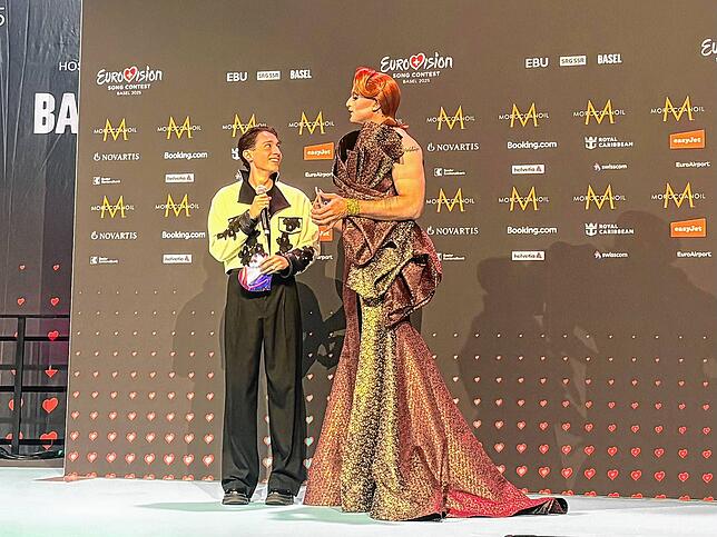 Bild 14: Alle Bilder zur „MET-Gala Europas“ in Basel: So präsentieren sich die ESC-Acts bei der Eröffnungszeremonie