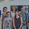 Philipp Fuchs (links) gratulierte bei seiner Finissage den Gewinnern der Fotowettbewerbe. Franziska Bodmer, Monika Schmid, Trudi Hofer ...