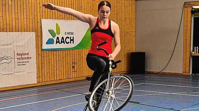 Starker Auftritt: Caroline Wirth vom RSV Wallbach – hier beim Dornstandsteiger – gewann in Aach die erstmals ausgetragene ...
